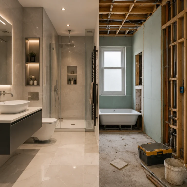 Bathroom Fitters vs Builders: Who Should You Hire for Your London Project?